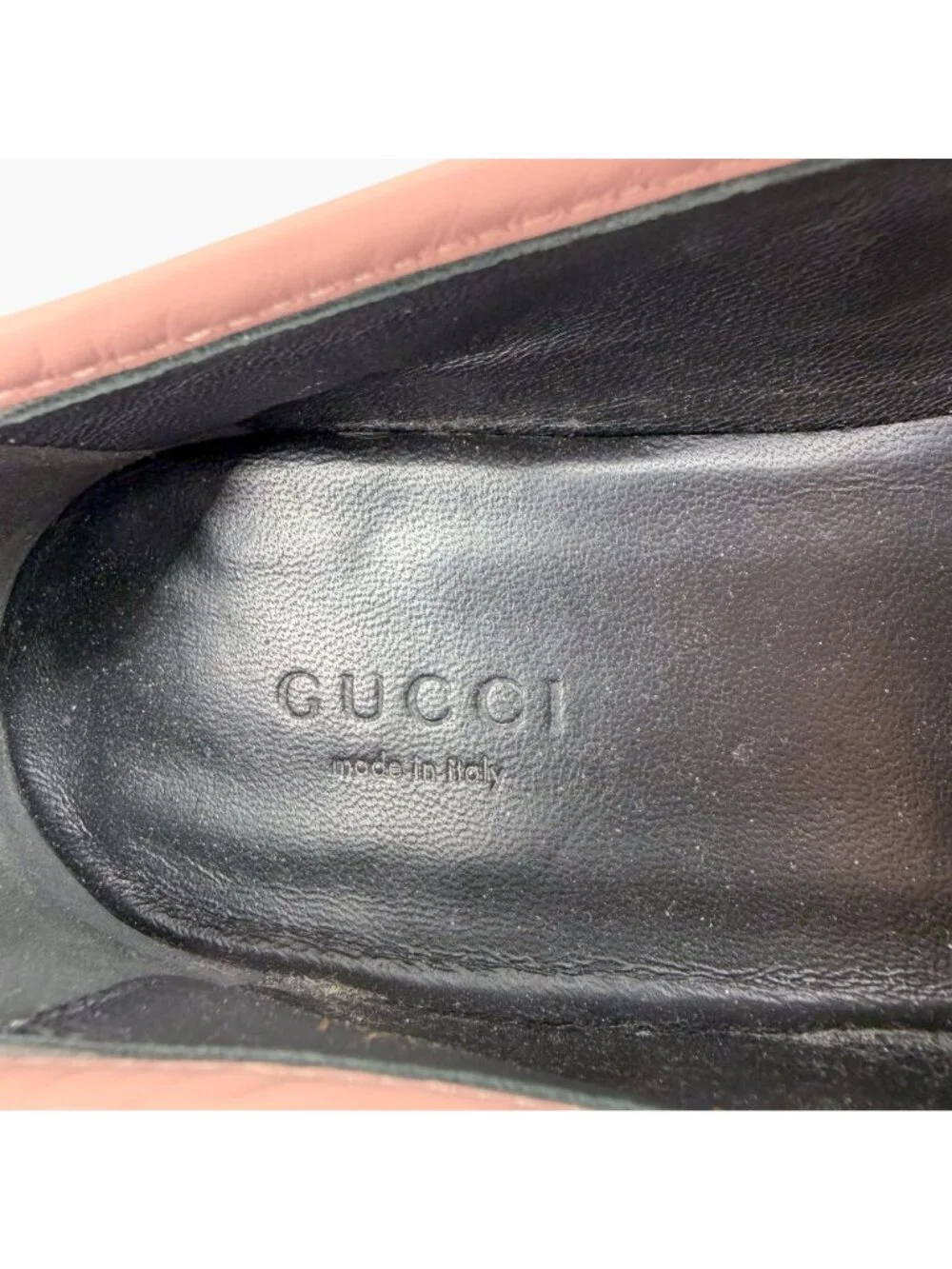 Gucci Jordaan Light Pink Tweed Horsebit Loafers Size 37 US 7 Women's Flats - Picture 14 of 15
